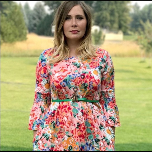 Agnes & Dora | All Over Bloom Walker Dress - Picture 3 of 6